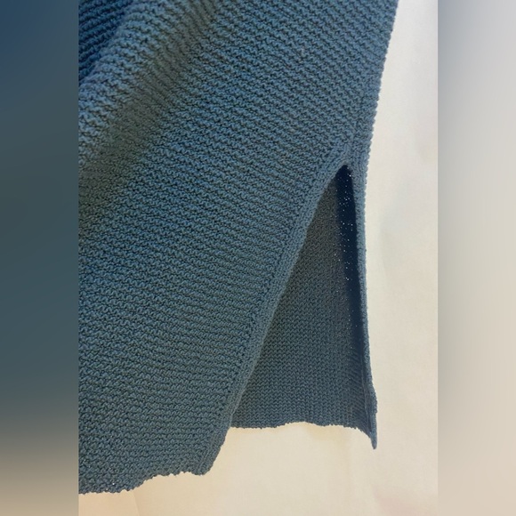 Soft Surroundings Woman’s Sweater Tunic Pullover Hunter Green Size Medium - Picture 2 of 8